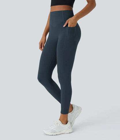 Halara UltraSculpt™️ SoCinched High Waisted Scrunch Butt Lifting Tummy Control Pocket Shaping Training Leggings